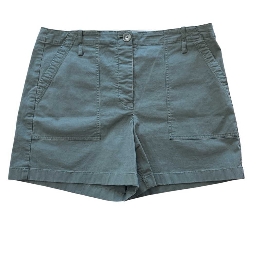 Theory Green Shorts